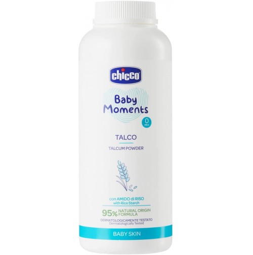 Chicco Baby Moments Talco in Polvere, 0m+, 150 g